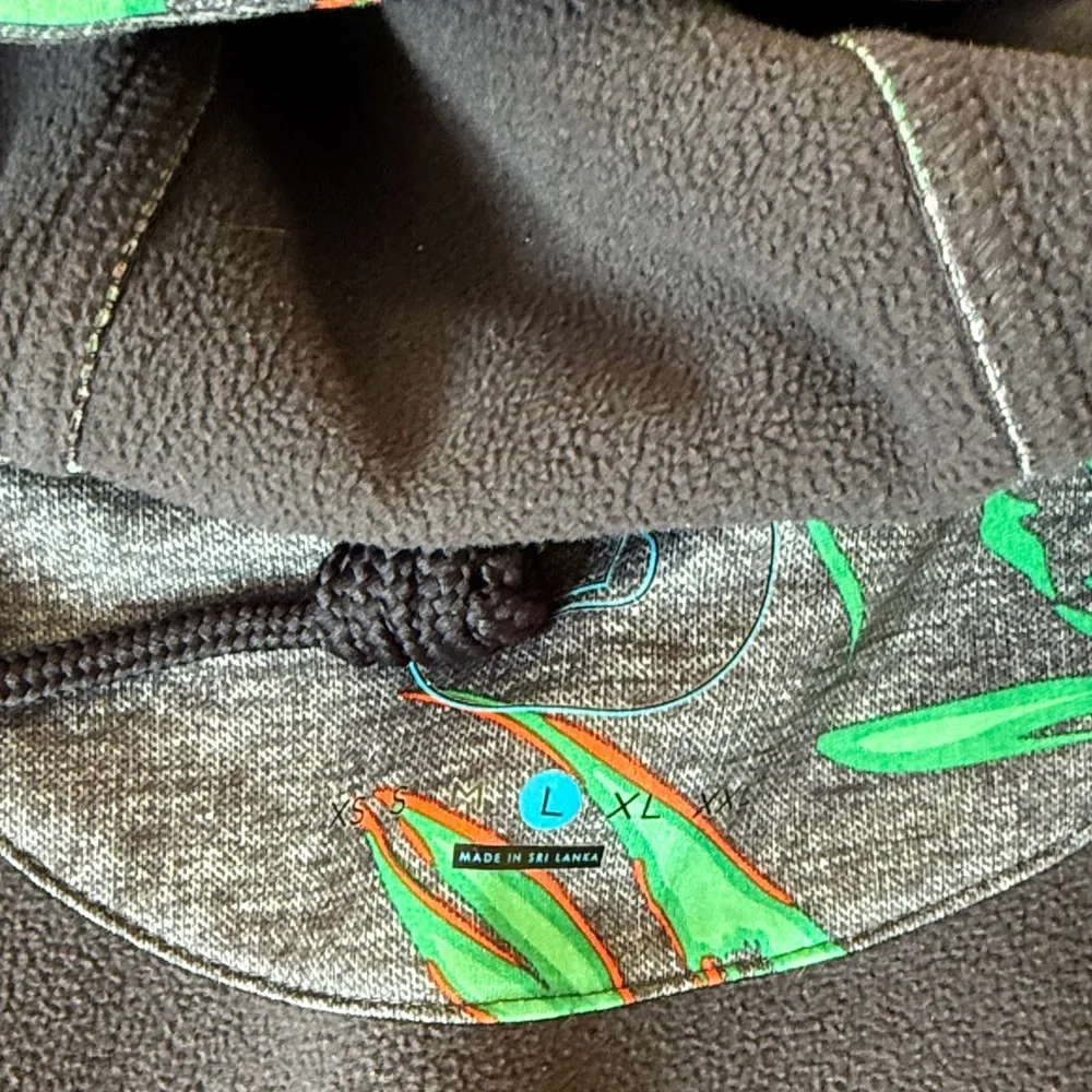 Burton LIMITED EDITION Green Leaf Life Hoodie, Men’s Large, NEW - Picture 9 of 9